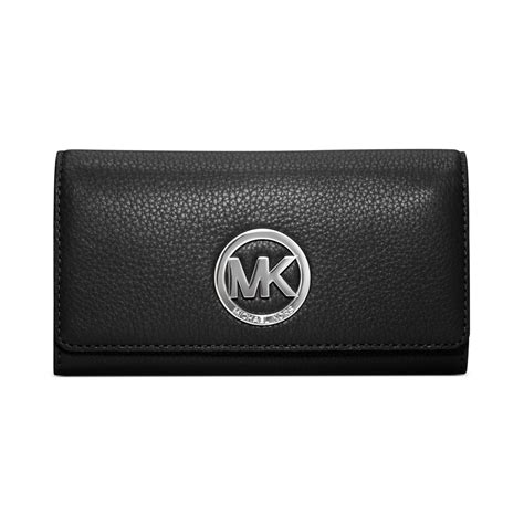 michael kors wallet black and silver|Michael Kors Wallet discount.